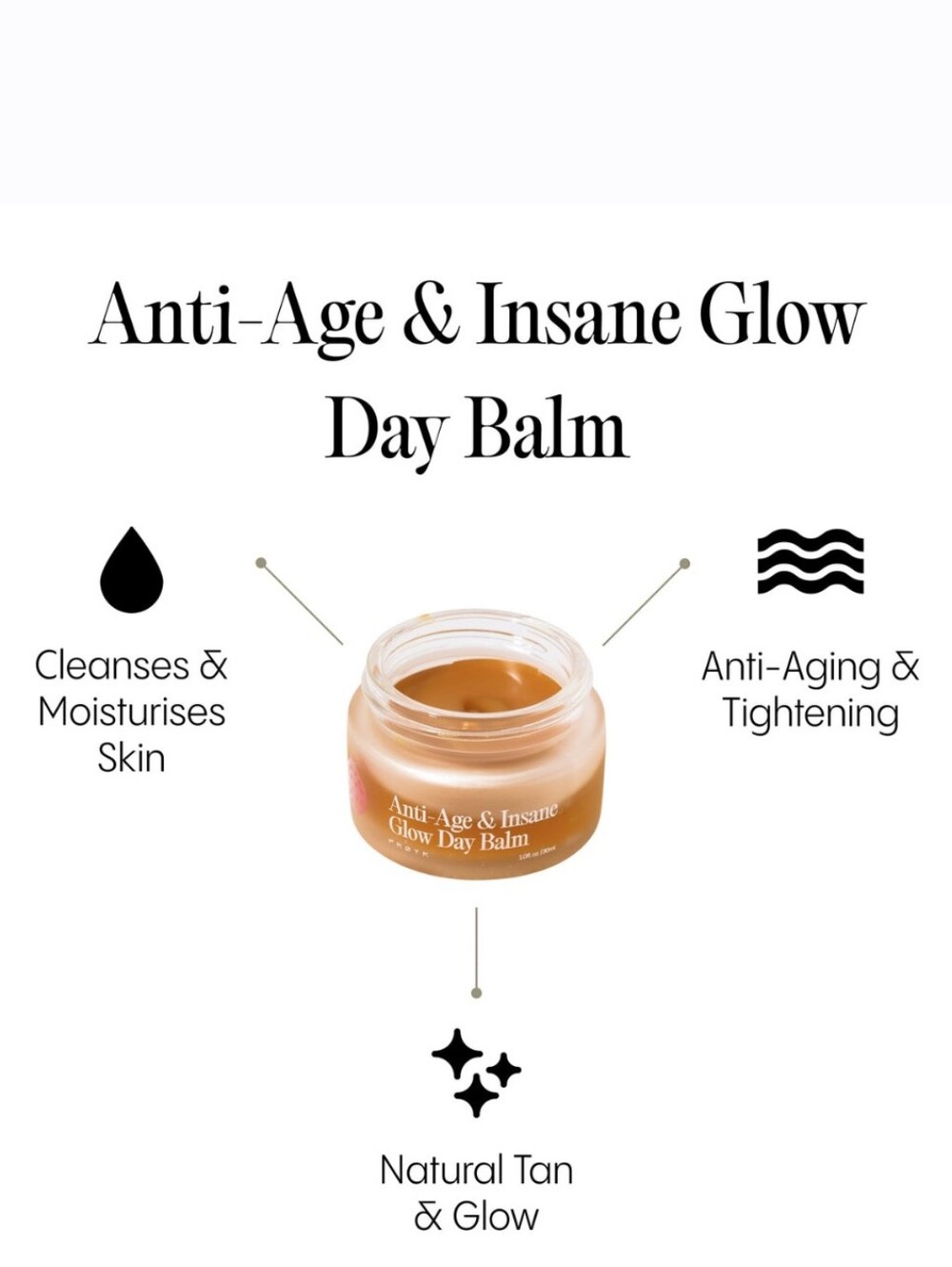 New Froya Organics Day Balm Face Cream Anti-Aging Insane Glow Pomegranate - Picture 4 of 13